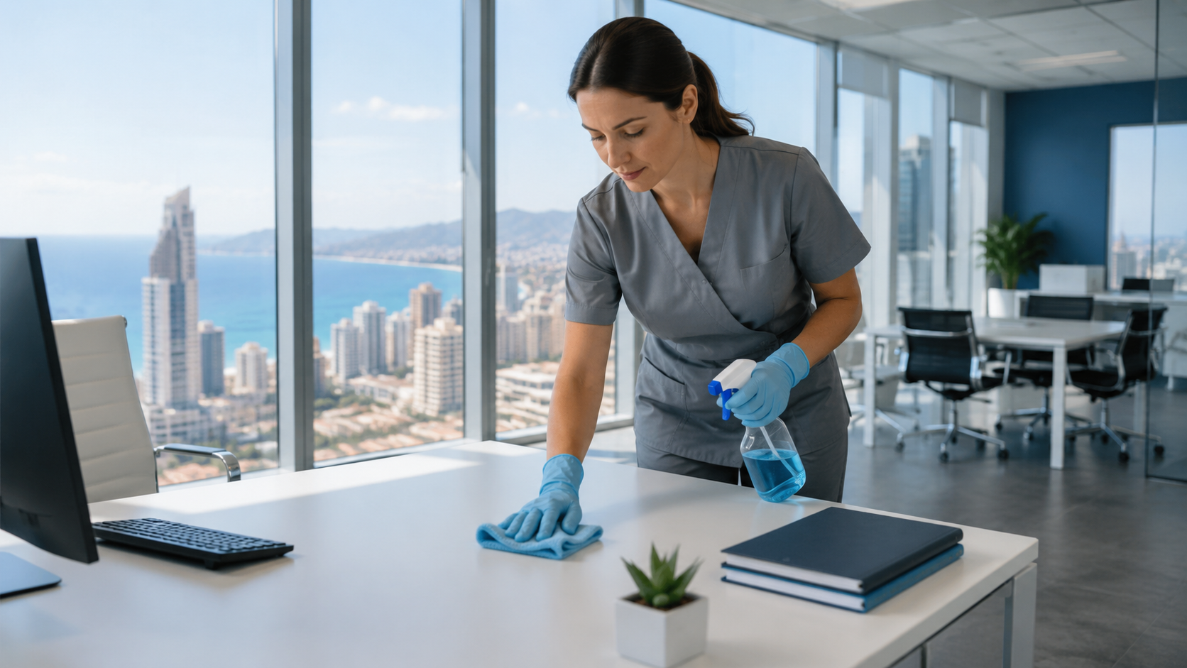 Limpieza profesional de oficinas en Benidorm